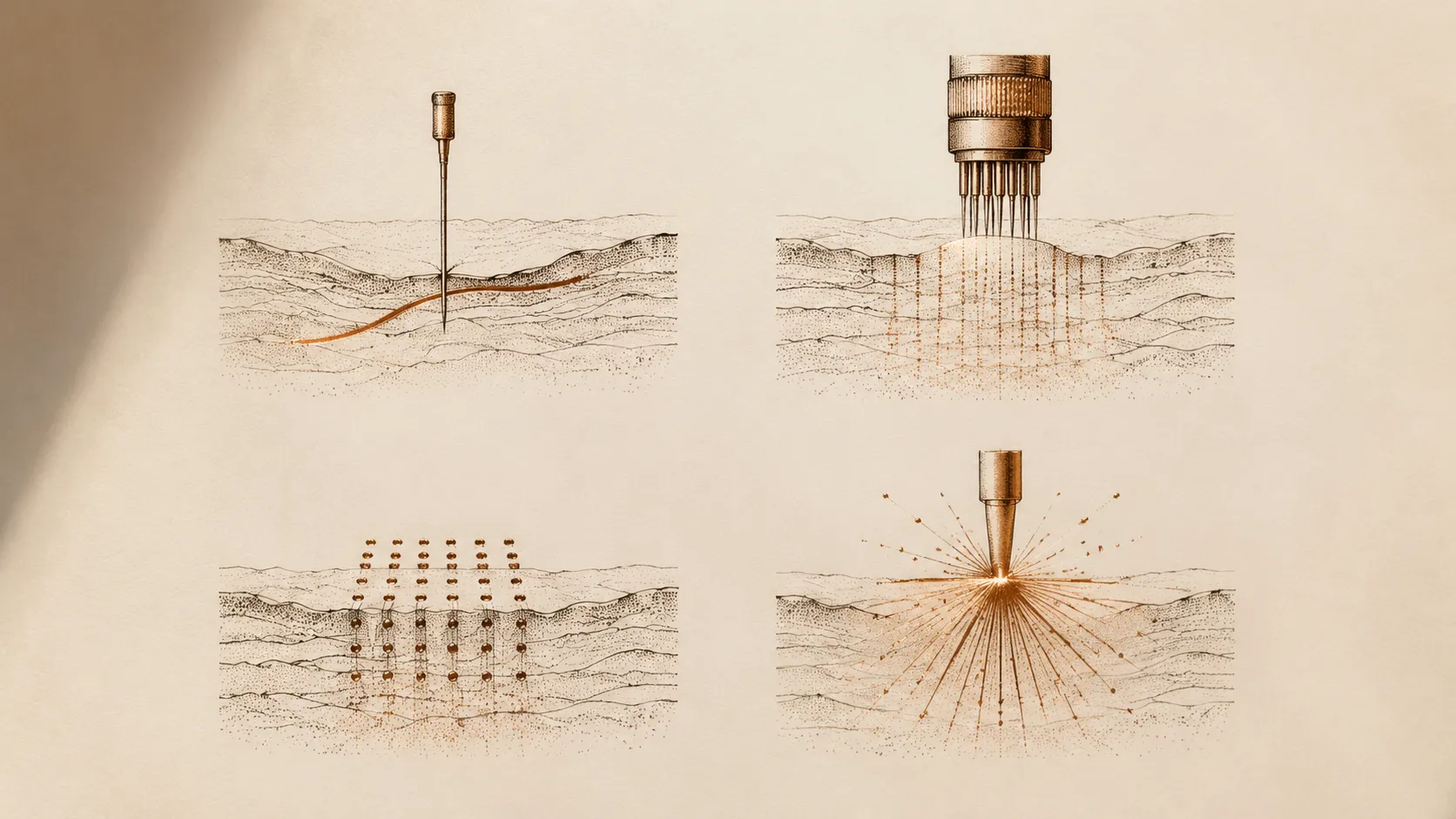4 เทคนิครักษาหลุมสิว — Subcision · MNRF · Ablative Laser · Picolaser